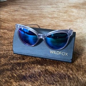 Wildfox Couture La Femme Cateye Mirror Sunglasses